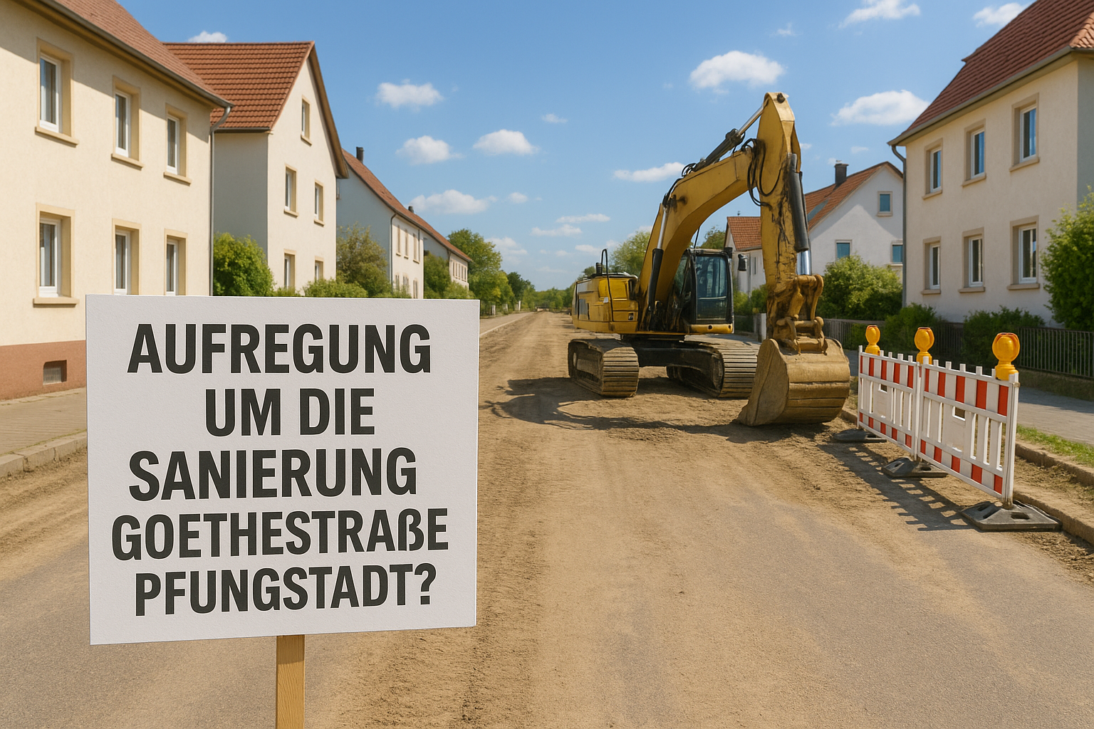 Sanierung Goethestraße in Pfungstadt