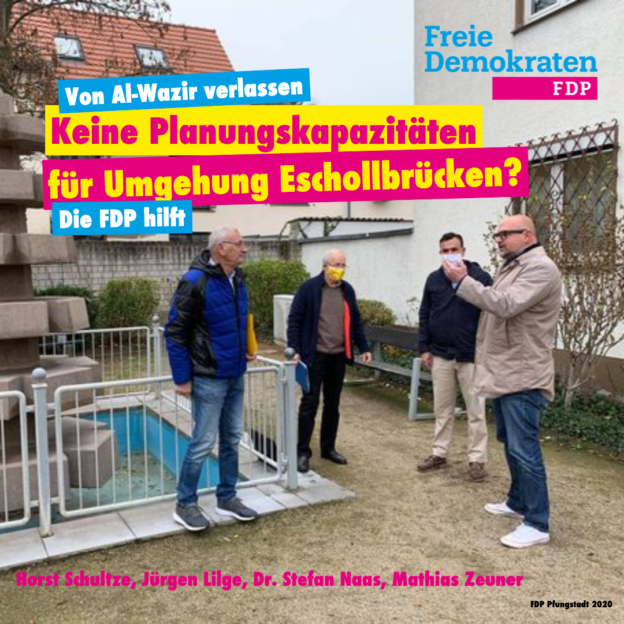 Bürgermeisterkandidat Mathias Zeuner in Eschollbrücken