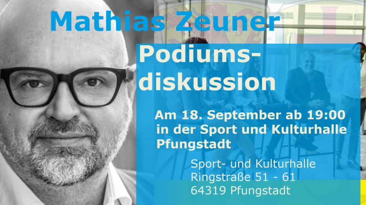 Mathias Zeuner VRM / Echo Podiumsdiskussion