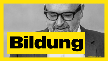 Bildung ist wichtig. Mathias Zeuner