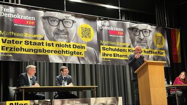 Podium mit Mathias Zeuner