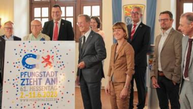 Enthüllung des Hessentags-Logo