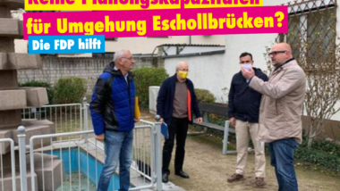 Bürgermeisterkandidat Mathias Zeuner in Eschollbrücken