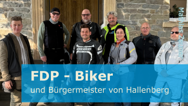 Bürgermeisterkandidat Mathias Zeuner zum FDP Bürgermeister von Hallenberg