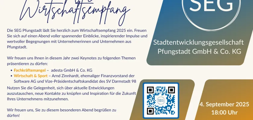 Mathias Zeuner beim Wirtschaftsempfang der SEG Pfungstadt